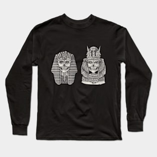 Cleopatra and pharaoh skeleton lovers. Long Sleeve T-Shirt